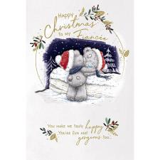 Fiancee Me to You Bear Handmade Christmas Card Image Preview